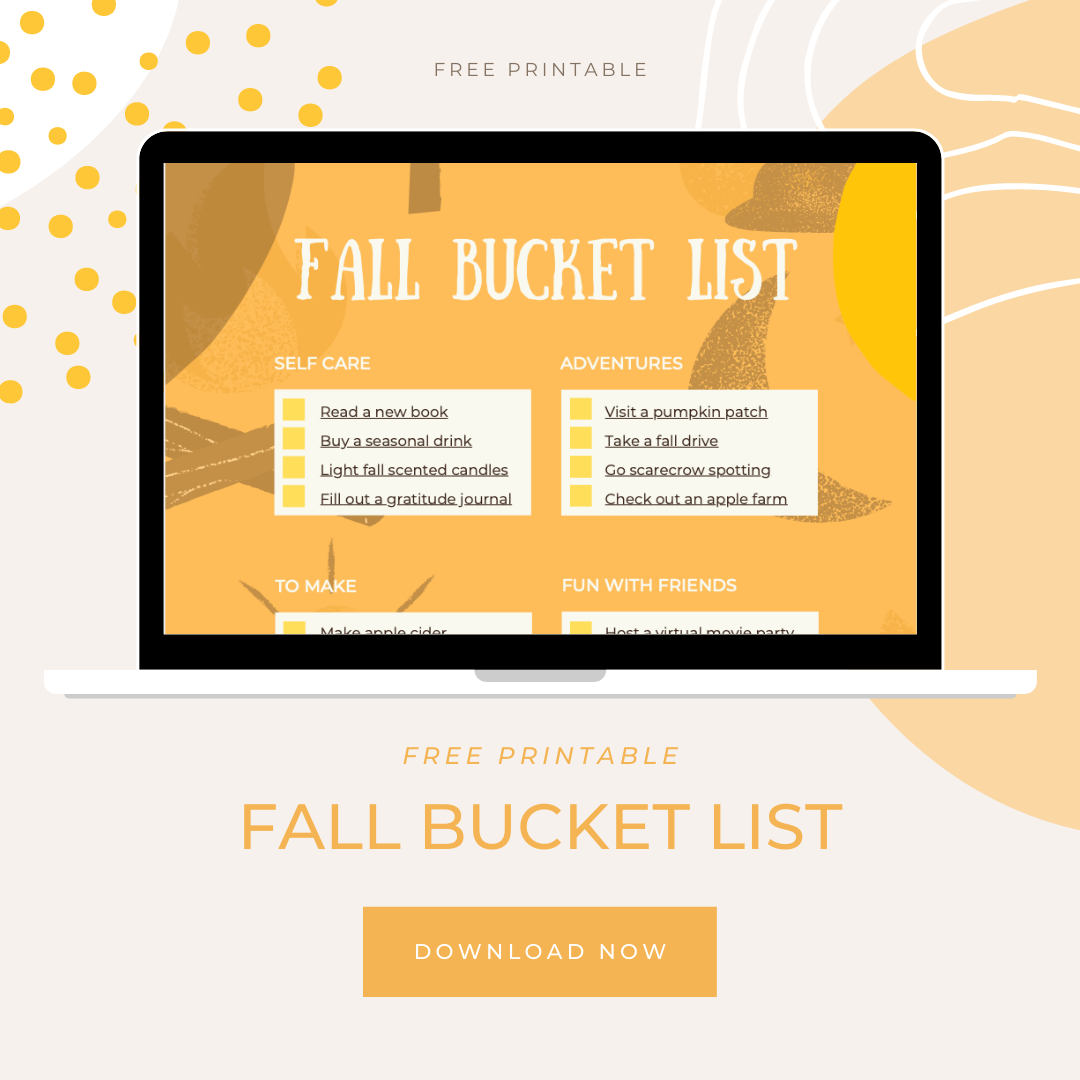 Free Printable: Fall Activity Bucket List