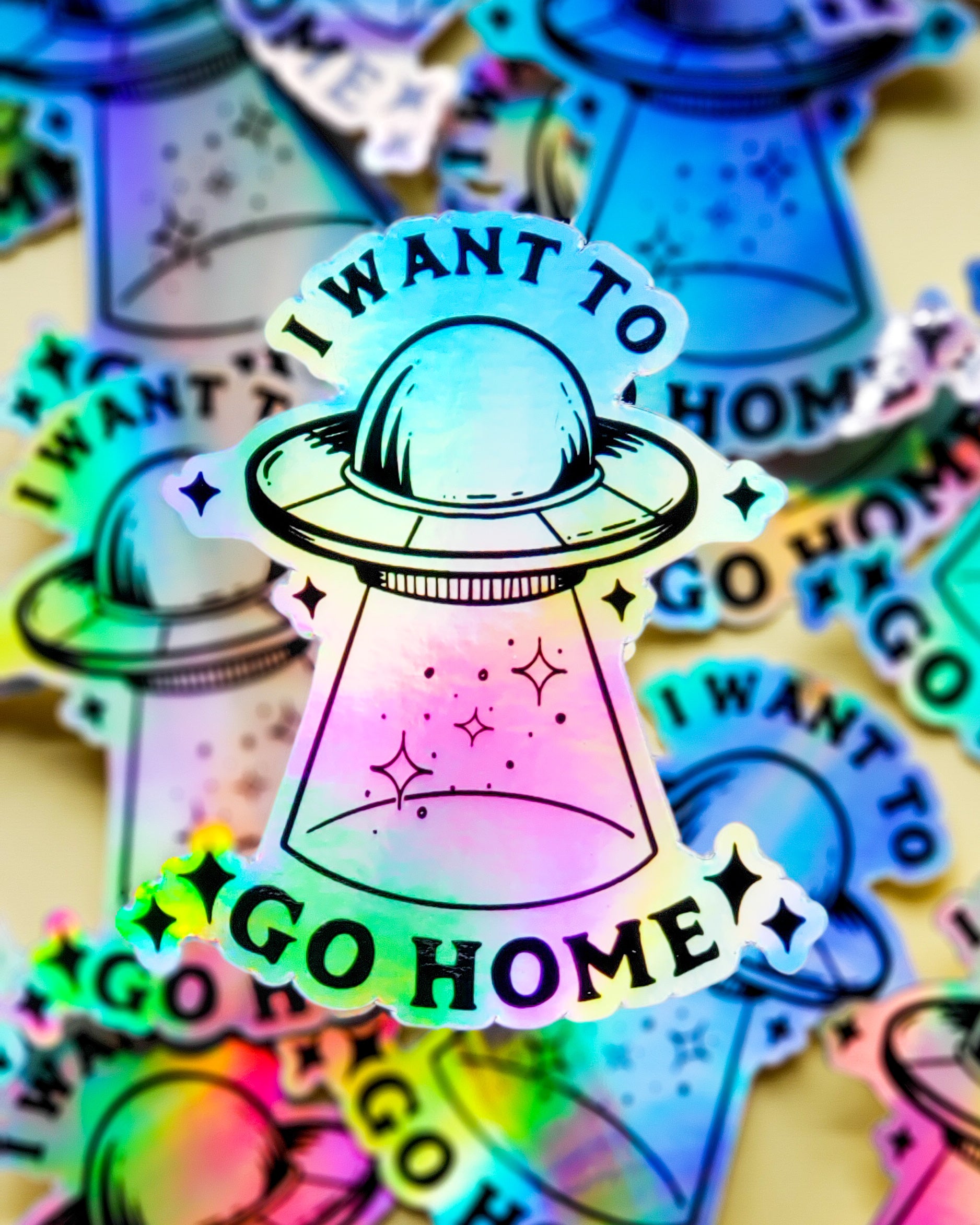 Space time! Introducing Holographic Space Stickers