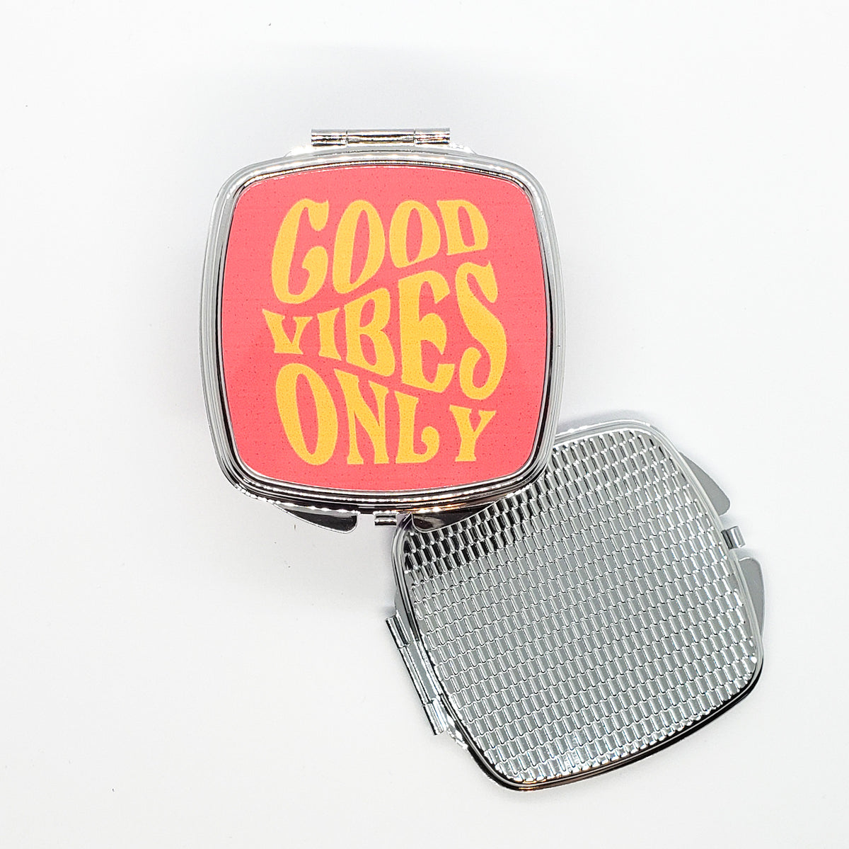 Good Vibes Only Compact Mirror