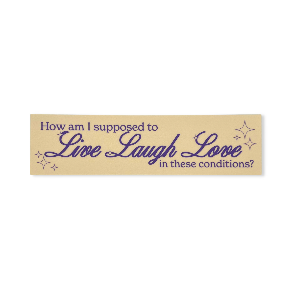 Live Laugh Love Bumper Sticker