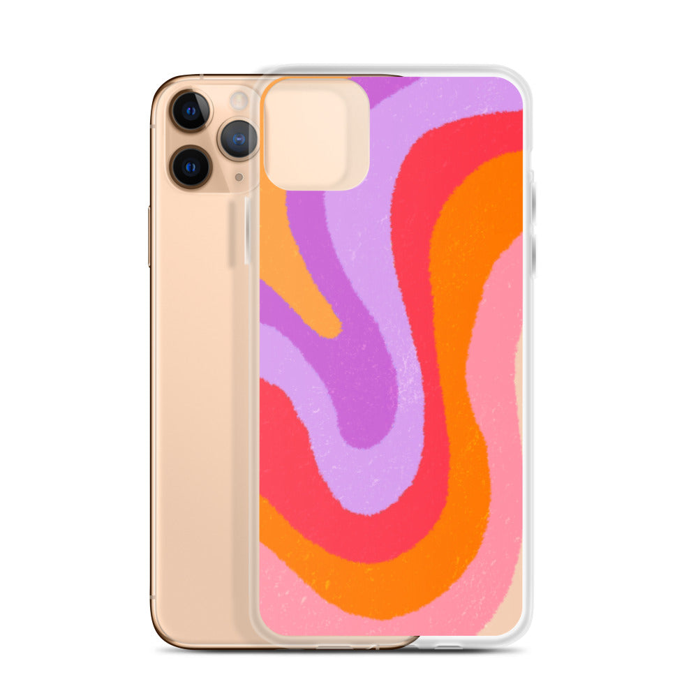 Trippy Hippy Rainbow iPhone Case