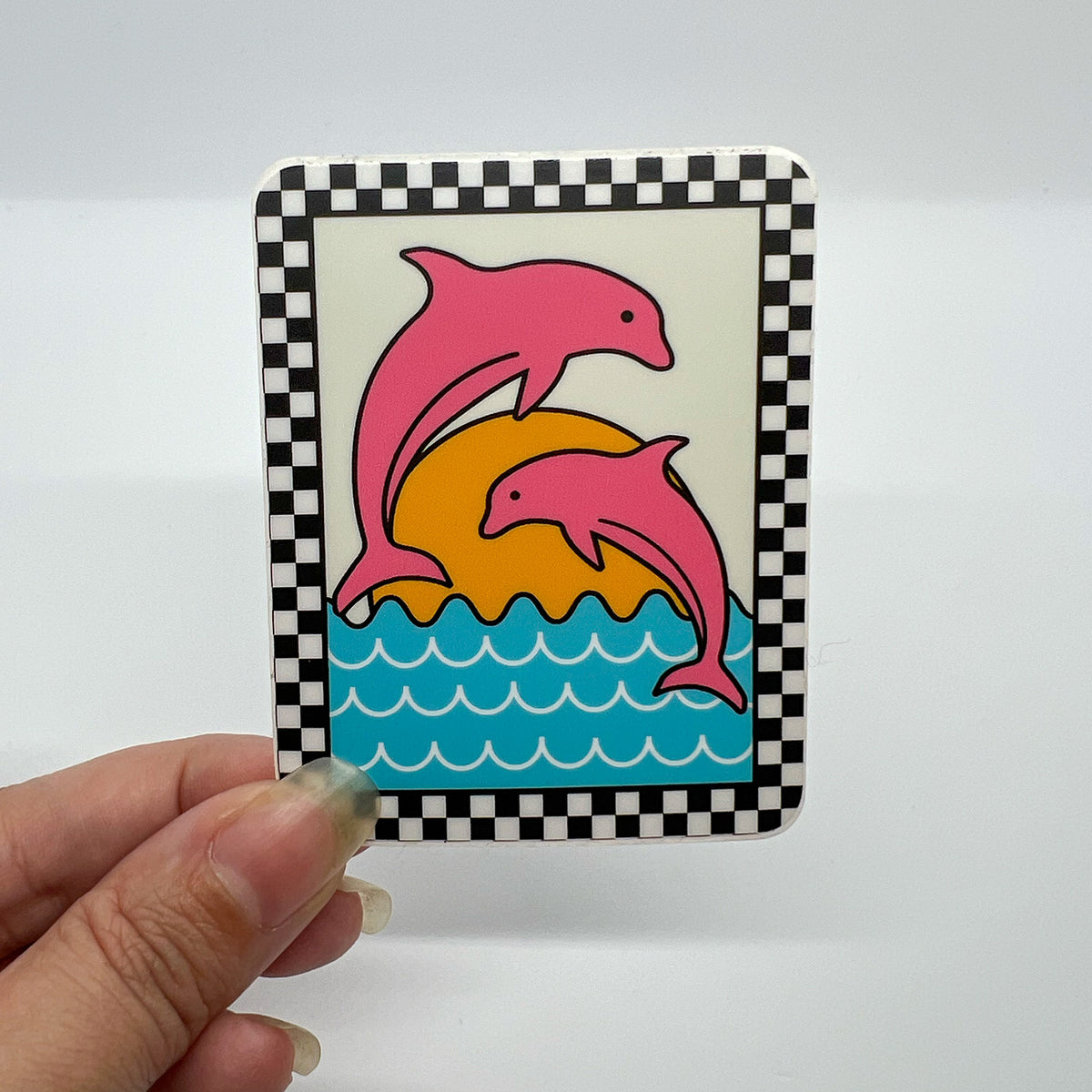 Dolphin Duo Vinyl Sticker