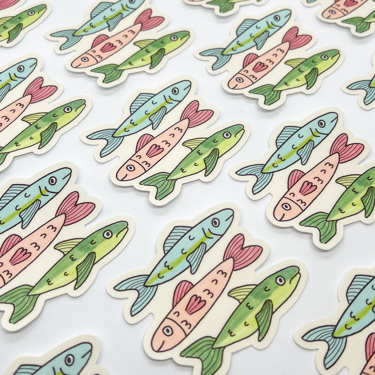 Fish School Friends Sticker