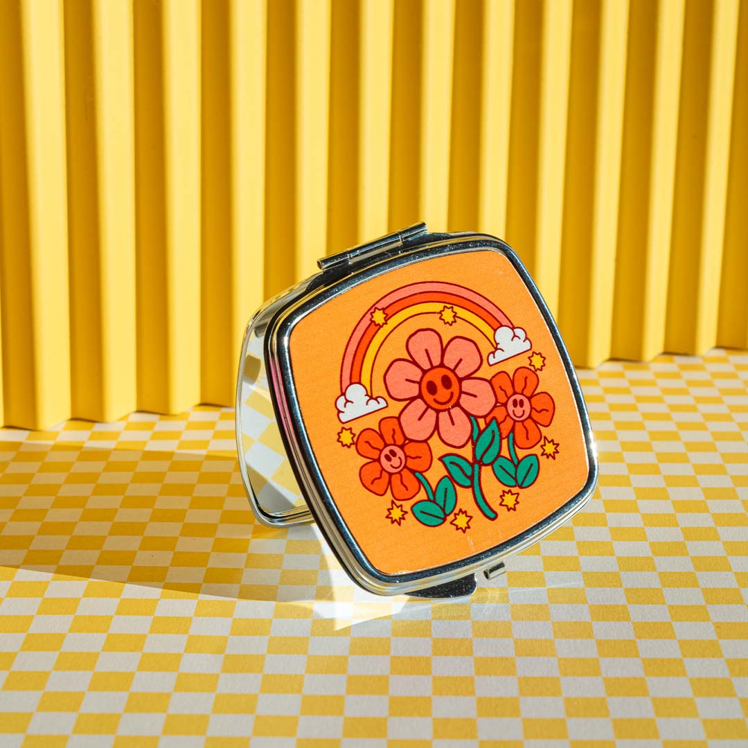 Flower Friends Compact Mirror