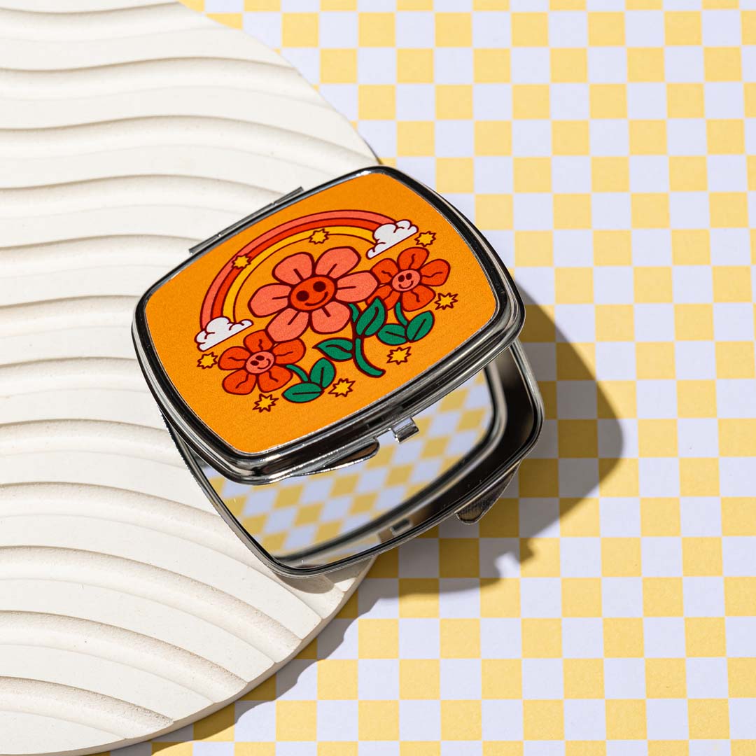 Flower Friends Compact Mirror