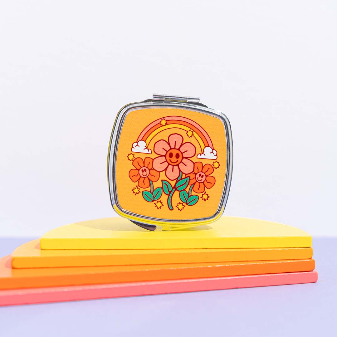 Flower Friends Compact Mirror