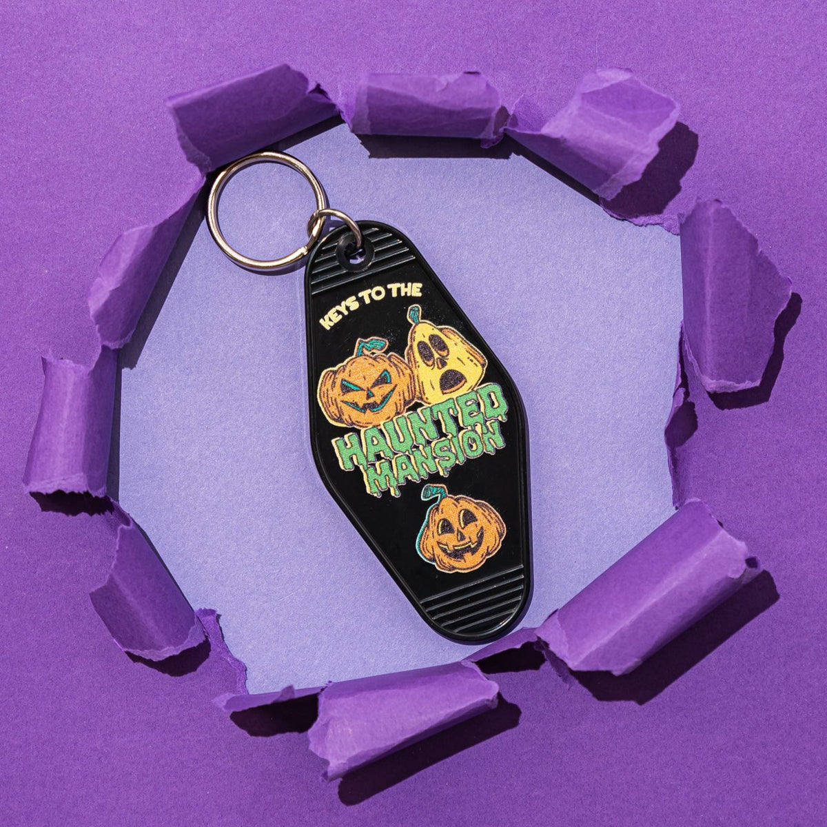 Keys to the Haunted Mansion Motel Keychain