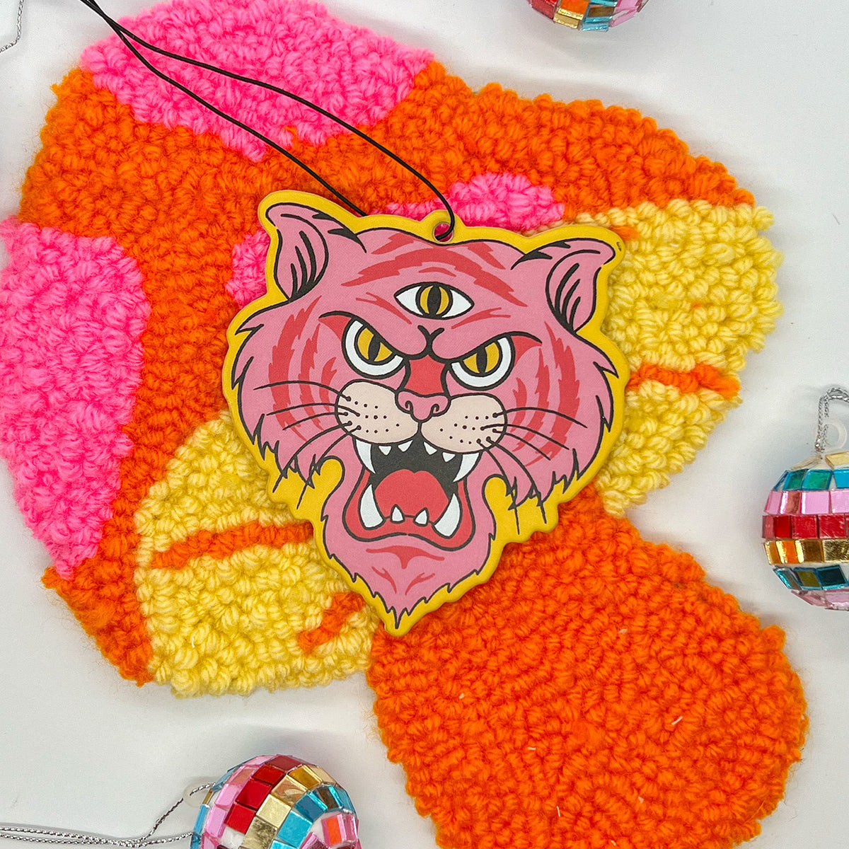 Neon Tiger Air Freshener