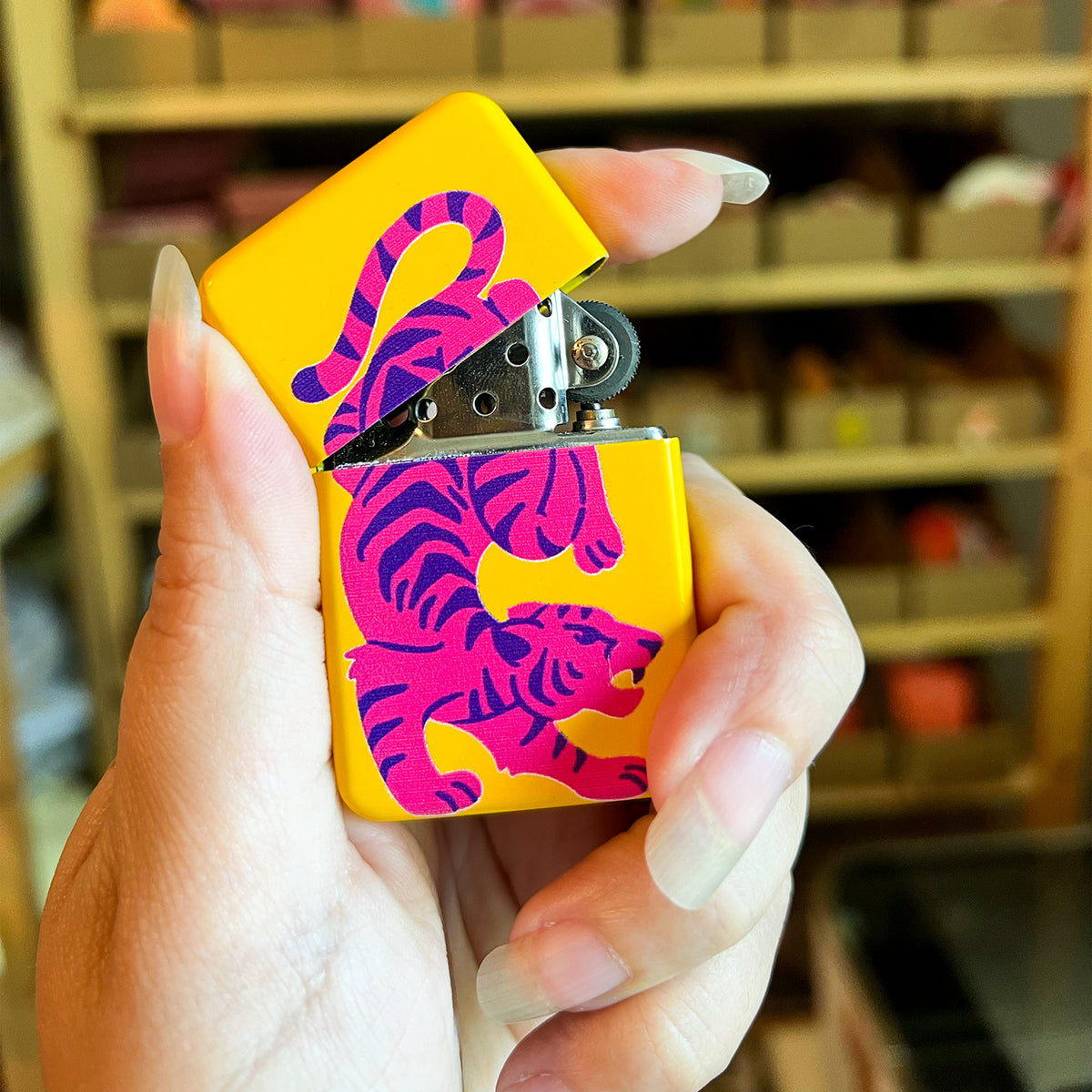 Red Tiger Refillable Lighter