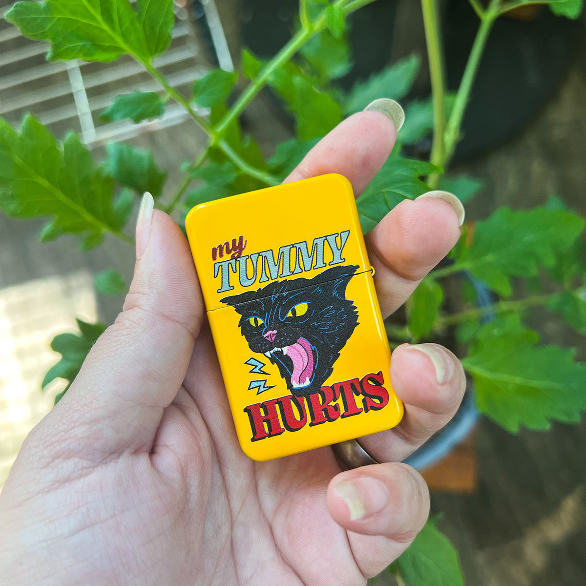 Tummy Hurts Refillable Lighter