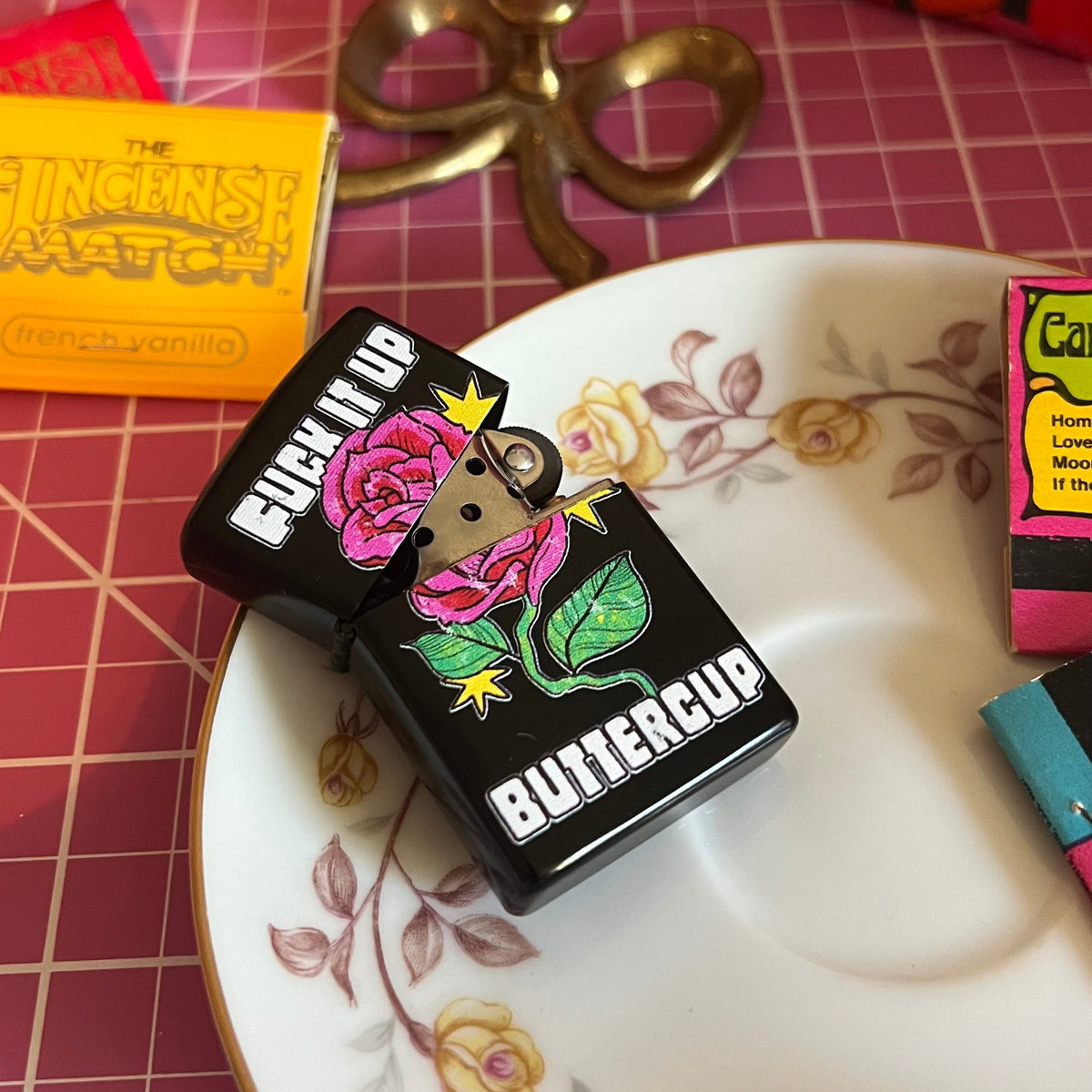 F it up Buttercup! Refillable Lighter