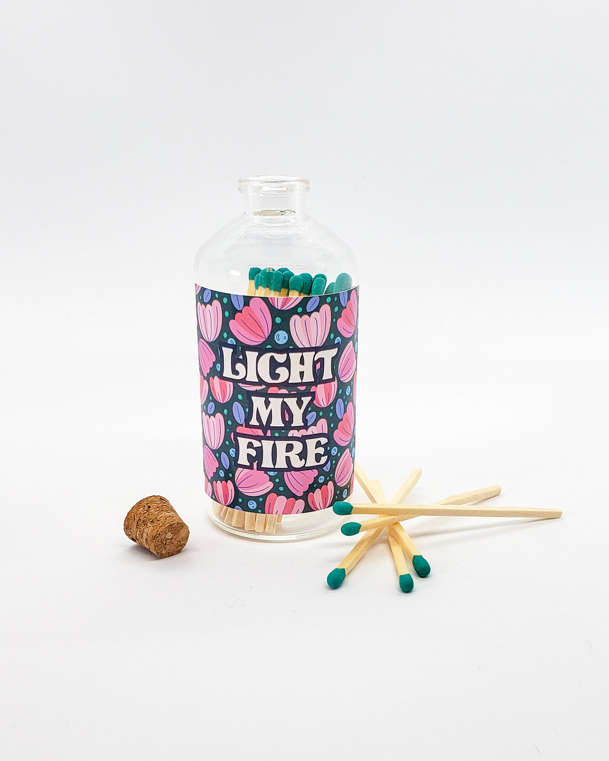 Light My Fire - Colorful Matches in Glass Jar