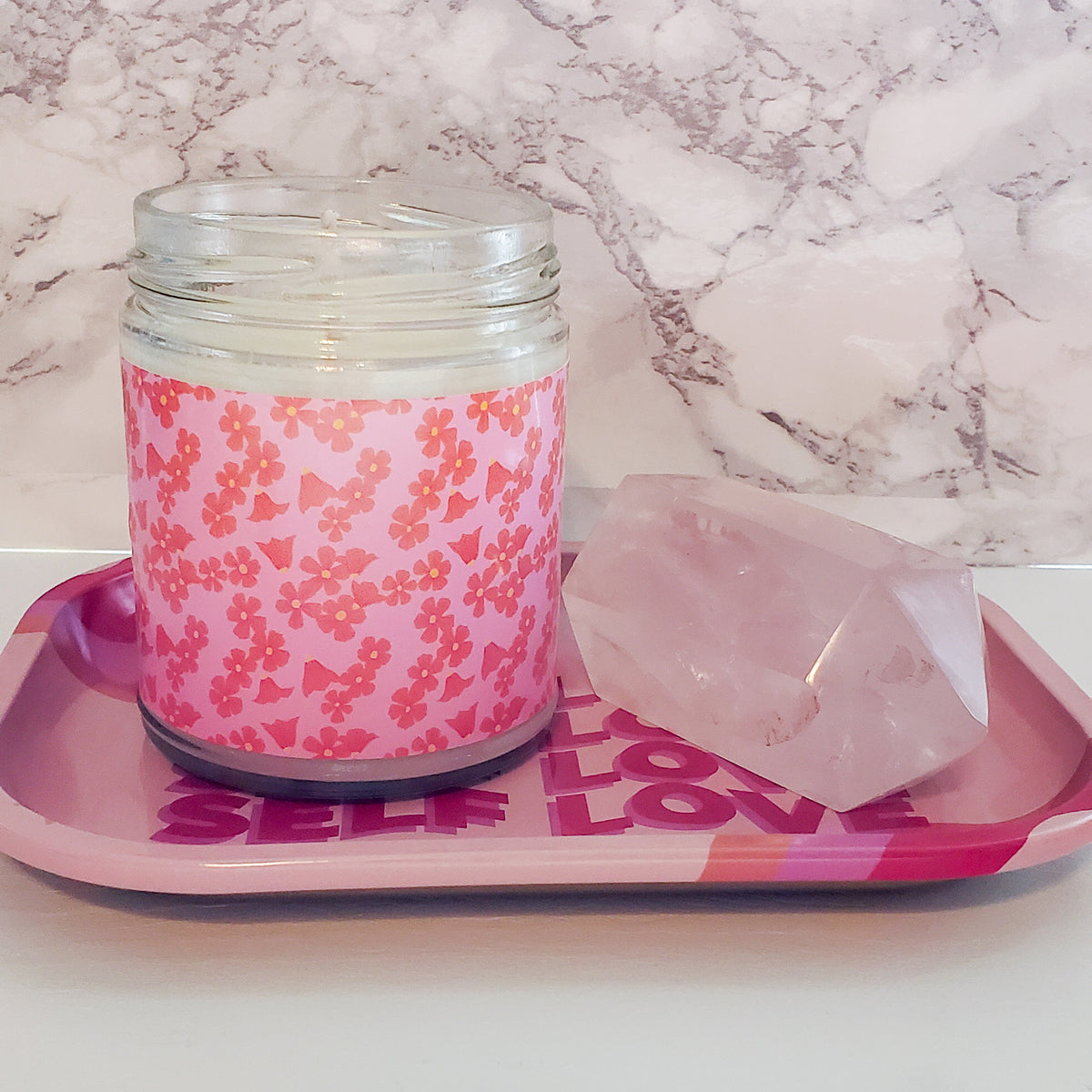 Spring Flowers Candle
