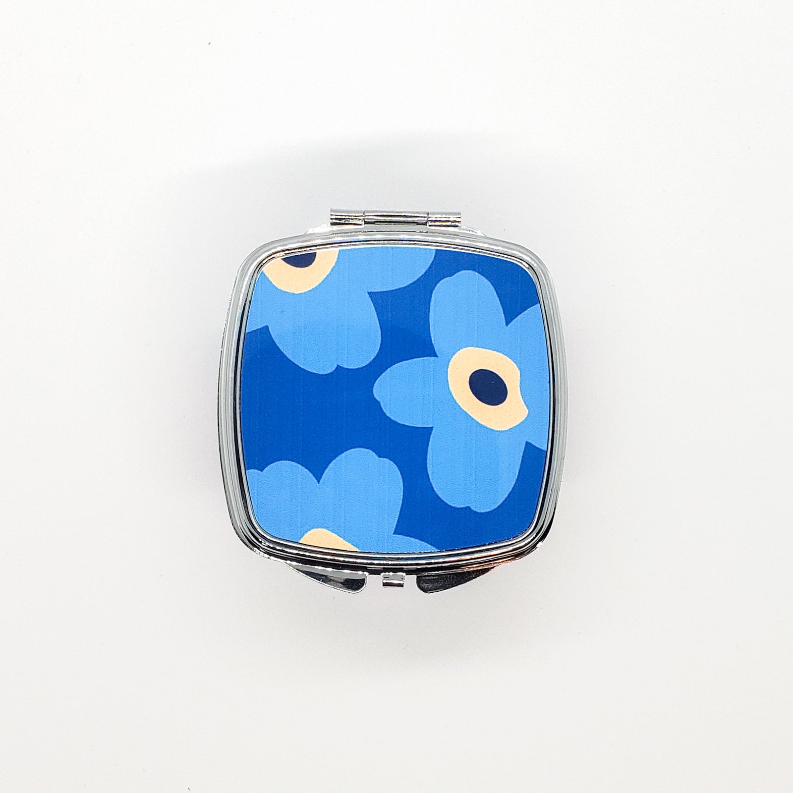 Pretty in Blue Compact Mirror