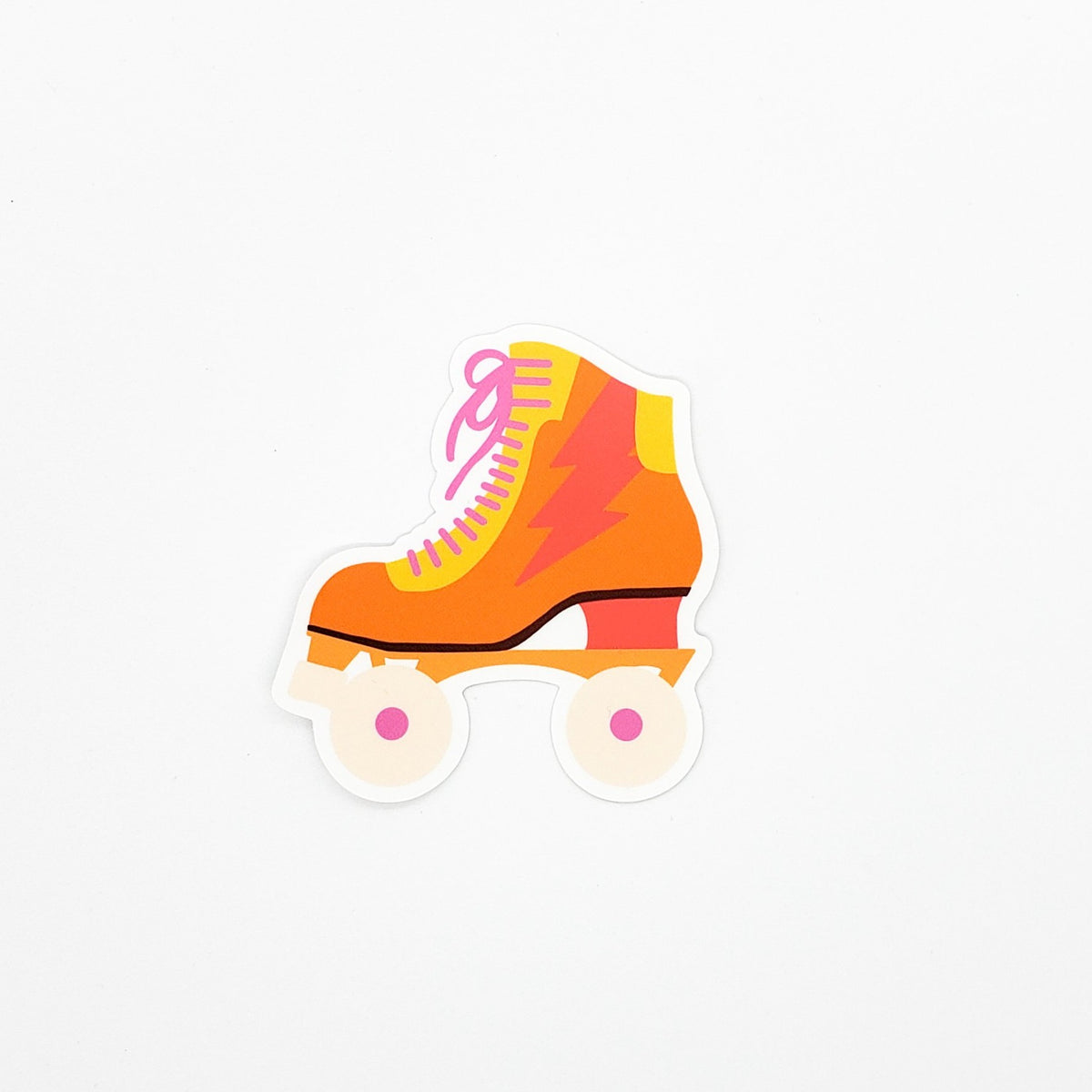 Fun rollerskate sticker
