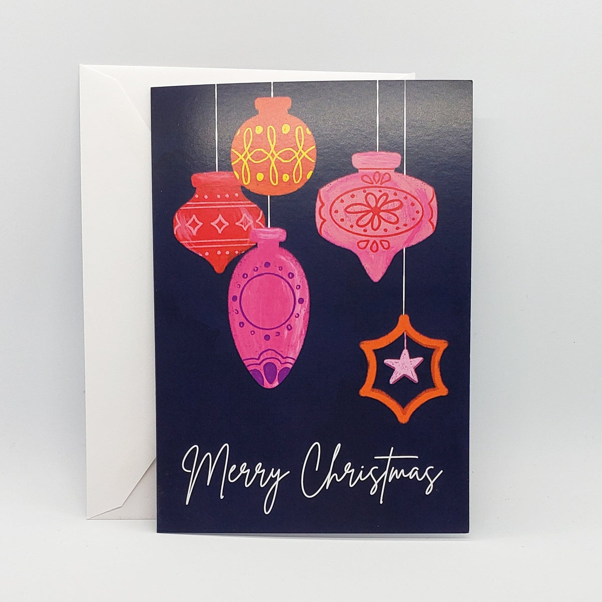 Merry Christmas Illustrated Greeting Card