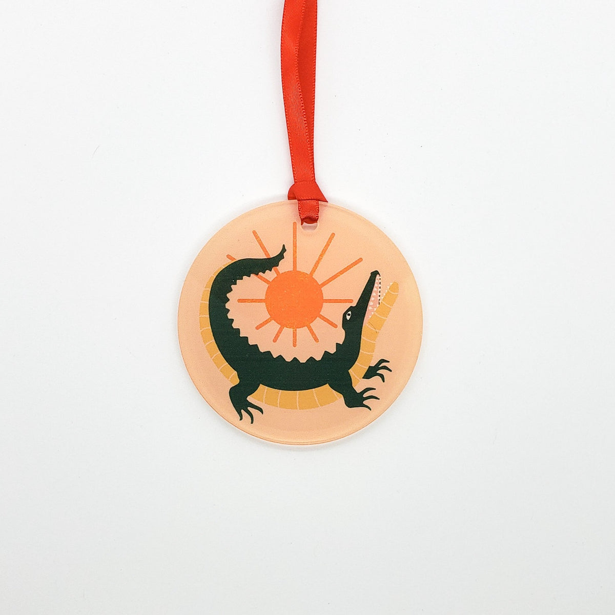 Cute Gator Acrylic Ornament