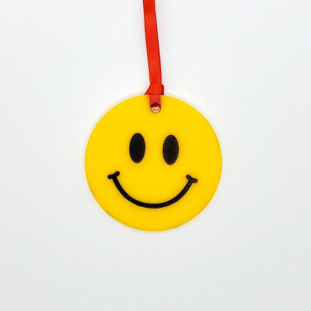 Happy Face Acrylic Ornament
