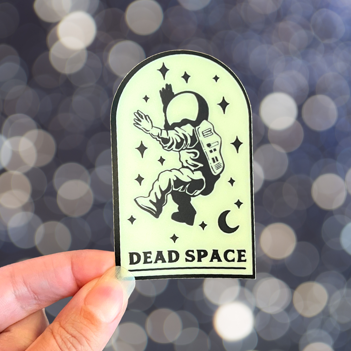 Space Glow in the Dark Sticker