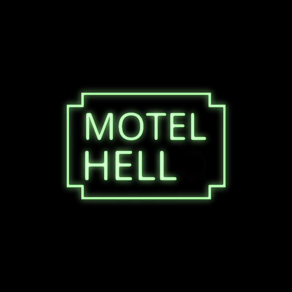 Motel Hello Sign Enamel Pin