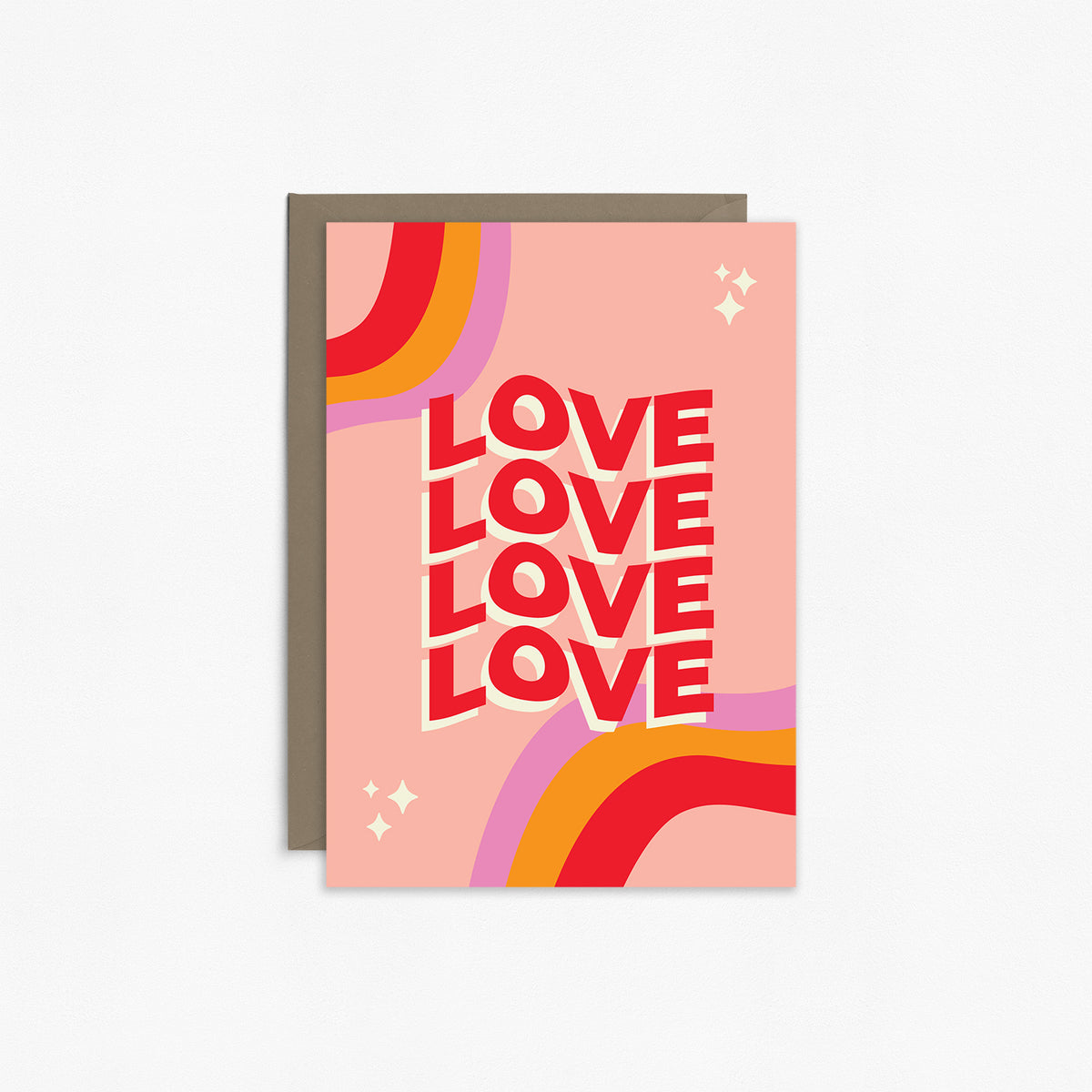 Love! Blank Valentines Greeting Card
