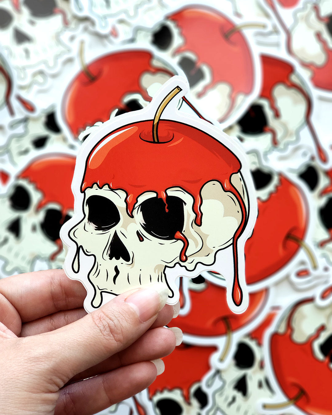 Evil Apple Sticker