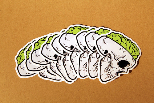 Zombie Brain Sticker