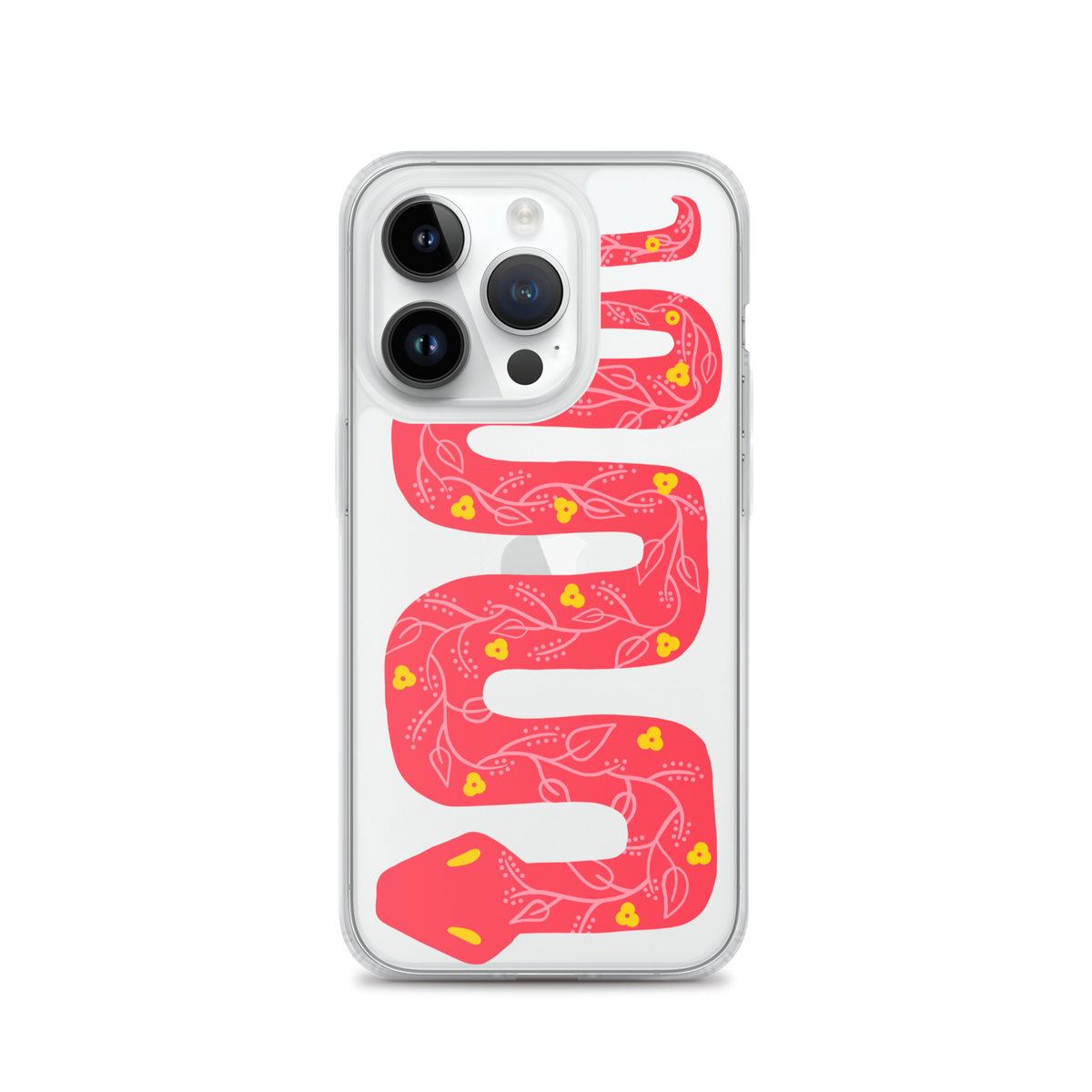 Sneaky Snake Transparent iPhone Case