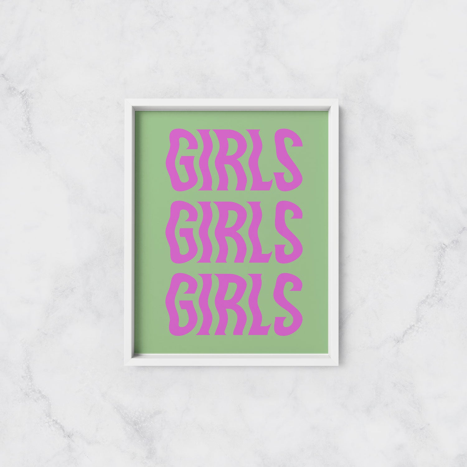 Girls Girls Girls Art Print - Naked Eye Studio