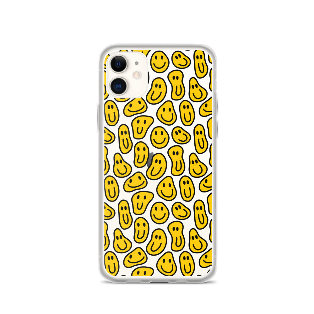 Stay Smiling Transparent iPhone Case - Naked Eye Studio Stay Smiling Transparent iPhone Case - Naked Eye Studio