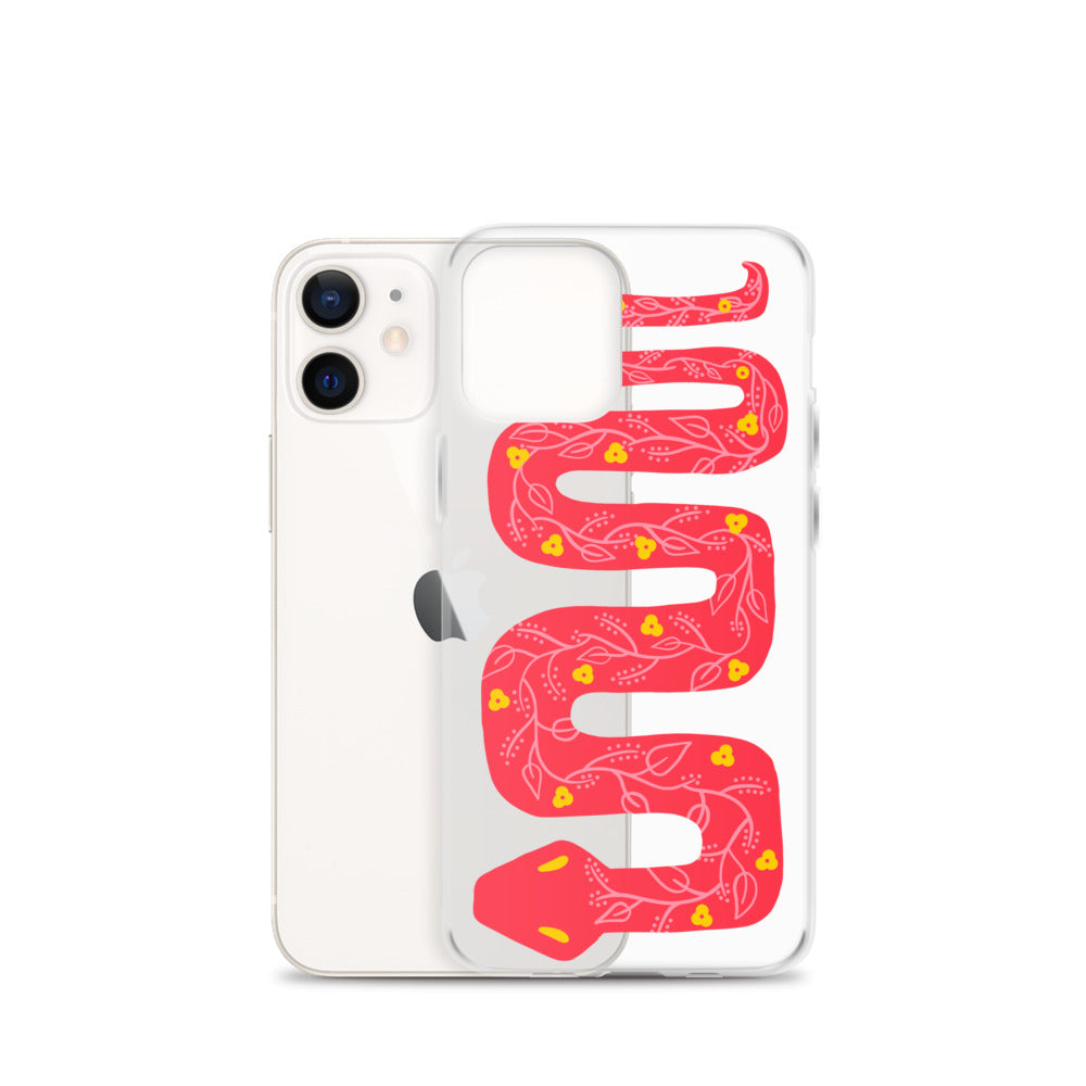 Sneaky Snake Transparent iPhone Case Sneaky Snake Transparent iPhone Case