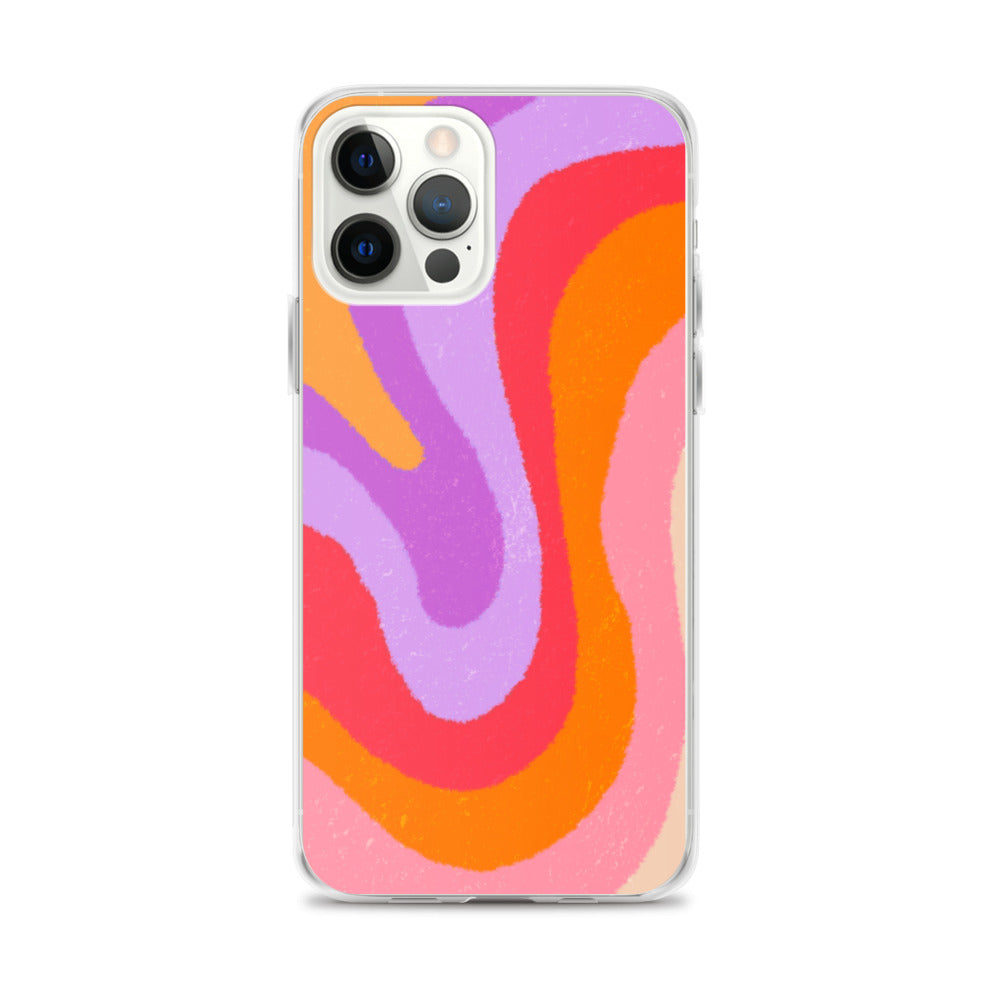 Trippy Hippy Rainbow iPhone Case