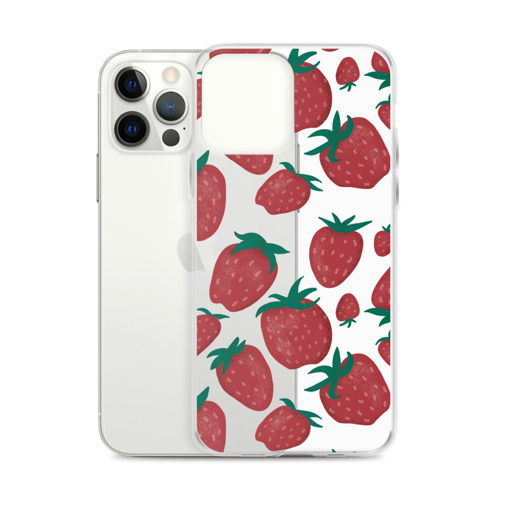 Strawberry Fields Transparent iPhone Case Strawberry Fields Transparent iPhone Case
