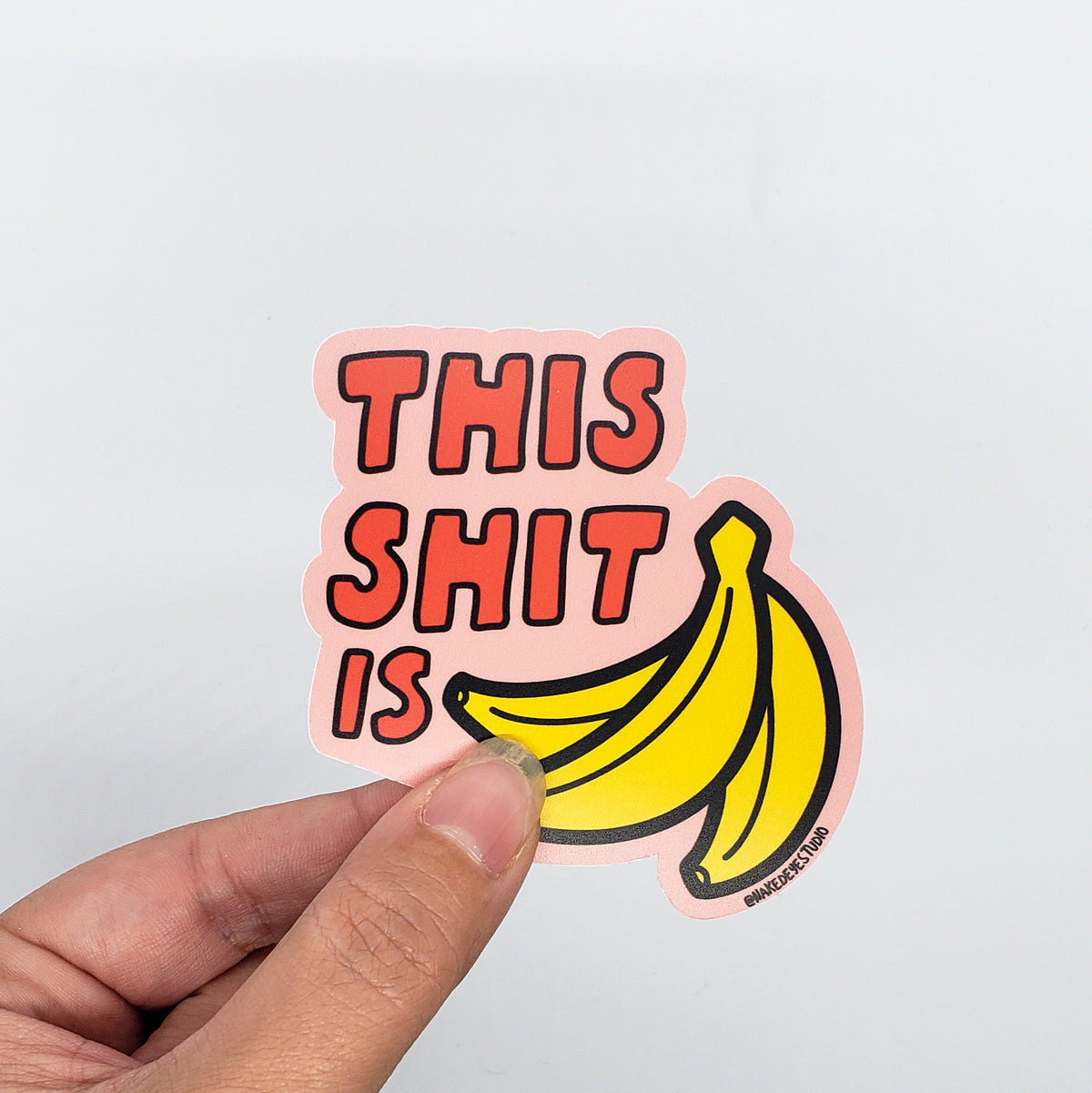 This Shit is Bananas Vinyl Sticker